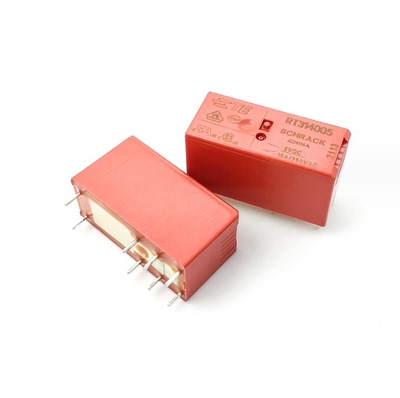 泰科继电器RT314005 RT314012 RT314024 RT314730一组转换 8脚16A