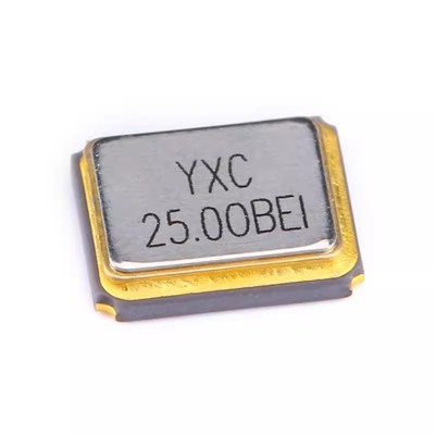 3225贴片无源晶振/YSX321SL 25MHz 10ppm 12pF X322525MOB4SI 4脚