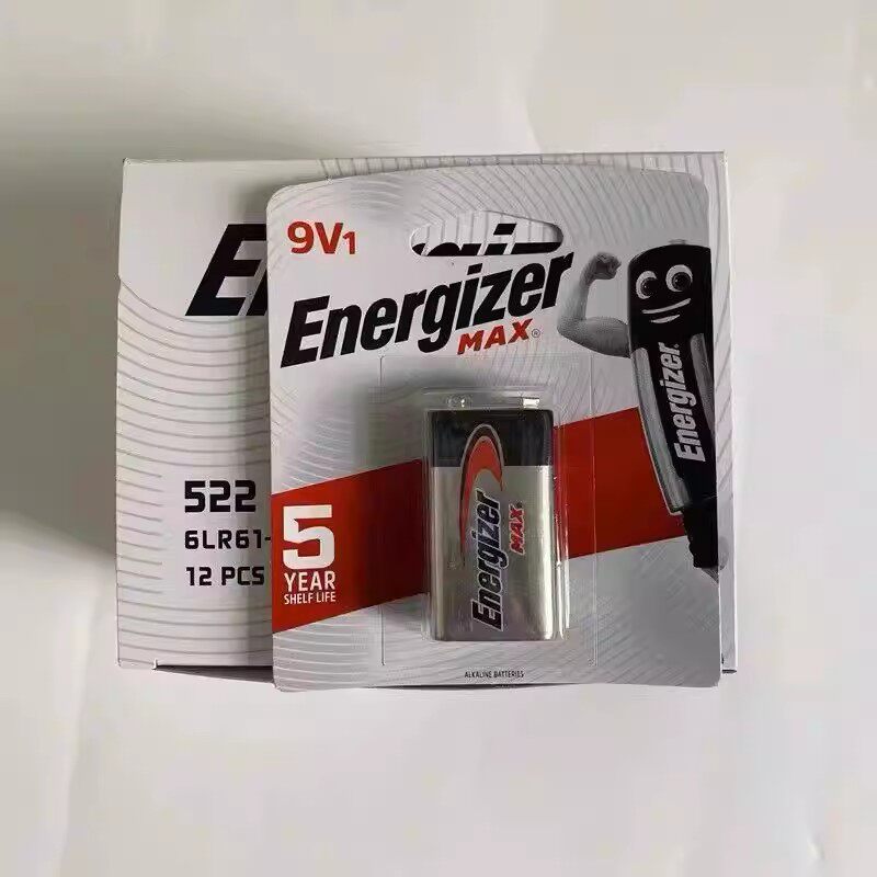 Energizer劲量9V碱性6LR61九伏话筒玩具万用表体温仪智能马桶电池