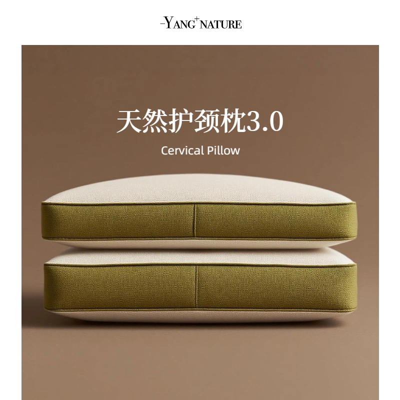 颈椎枕头护颈椎助睡眠荞麦枕头