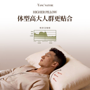 氧家大码荞麦枕头护颈椎高枕头枕芯胖子侧睡专用加厚加高不易塌陷