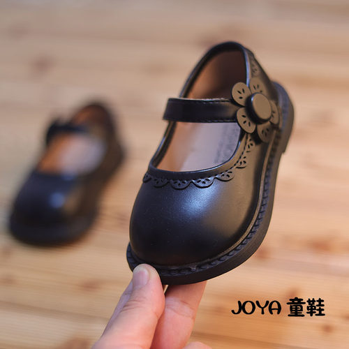 女童小皮鞋2024新款儿童时尚优雅