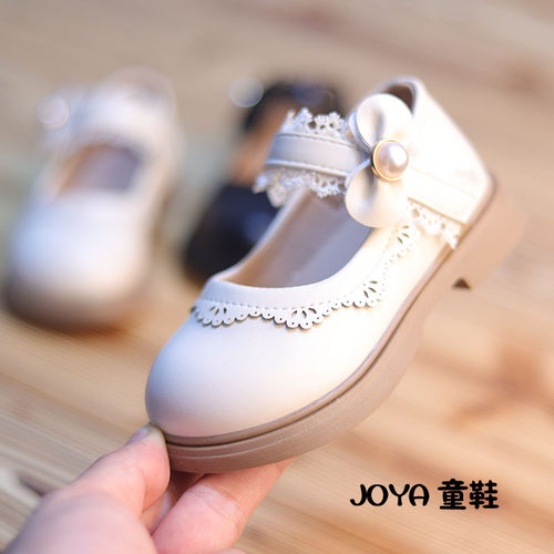 joya童鞋女童皮鞋学院风乐福鞋