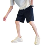 Мужские шелковые летние шорты, универсальные спортивные дышащие штаны для отдыха, изысканный стиль, свободный прямой крой