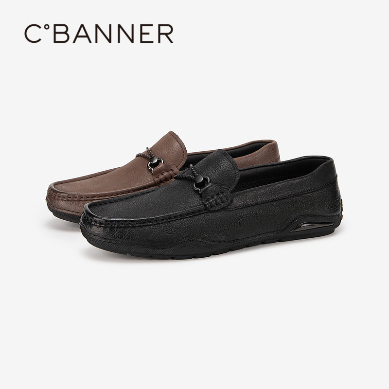 千百度男鞋一脚蹬休闲皮鞋春男士乐福鞋豆豆鞋皮鞋百搭A24163838,流行男鞋,乐福鞋（豆豆鞋）,淘宝优惠券,粉丝福利购,淘宝优惠卷