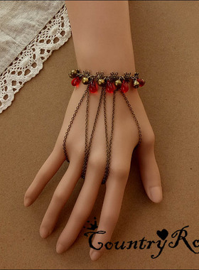 铃铛手链玉髓手工复古宫廷铜材质