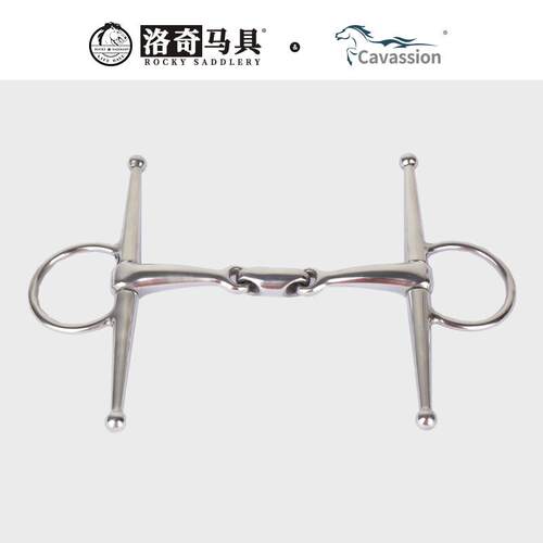 cavassion马具H型三节衔铁