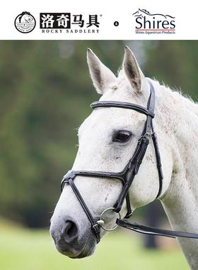 英国Shires-Avignon 8字形 牛皮水勒缰 牛皮防磨 马具8218187