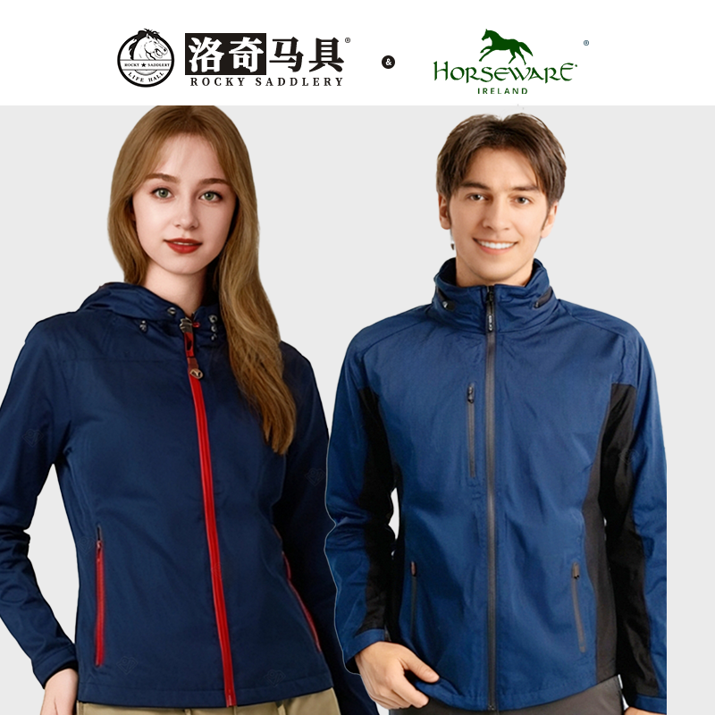 马术外套horsewar连帽耐磨骑士服