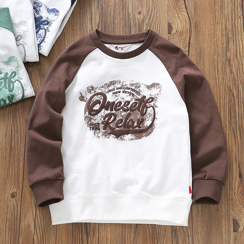 内搭外穿男童长袖T恤新款打底衫