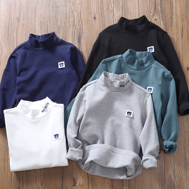 磨毛亲肤长袖宝宝棉外贸打底衫