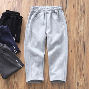 好品质~珠地棉男童春秋款卫裤儿童宝宝大童运动裤子休闲外贸童装8