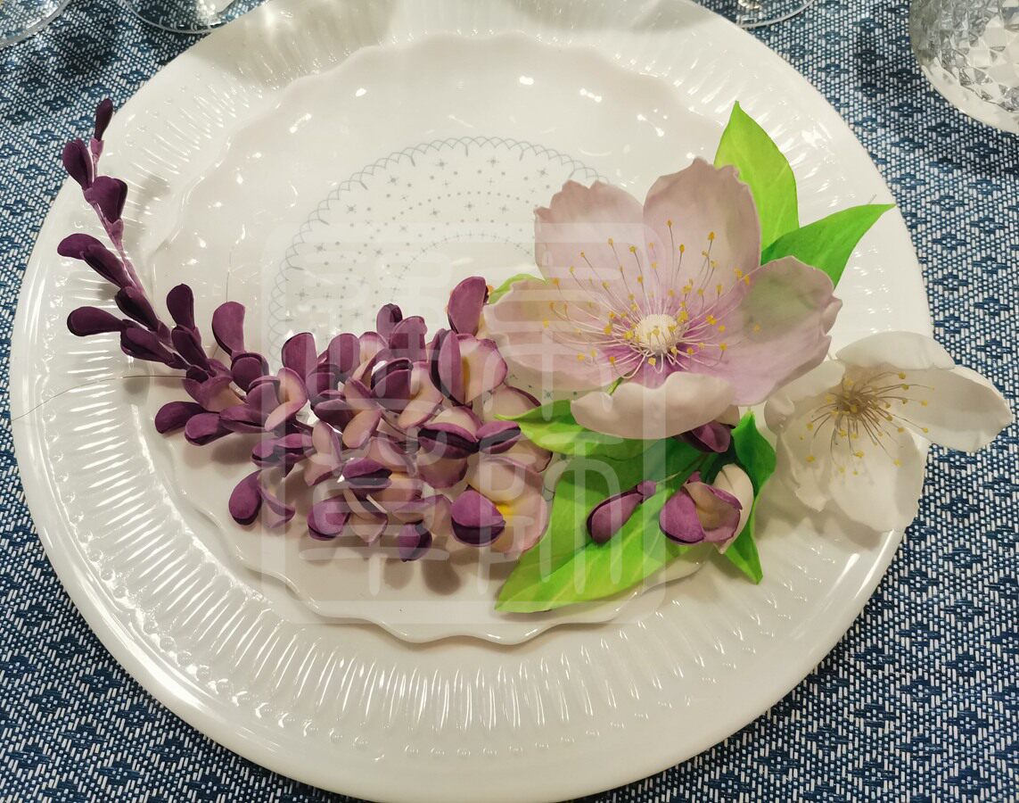 【通草花开】纯手工制作非遗通草花通草纸紫藤花限量定制礼品