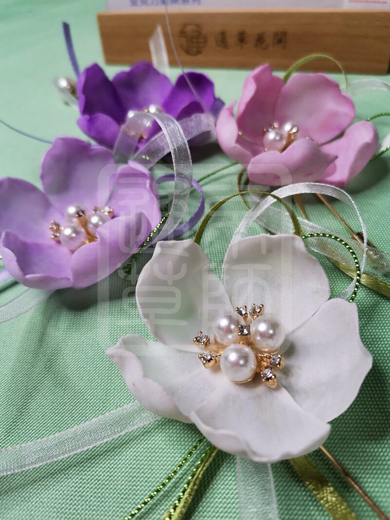 【通草花开】纯手工金樱子非遗通草花胸针课程材料包diy手工花朵