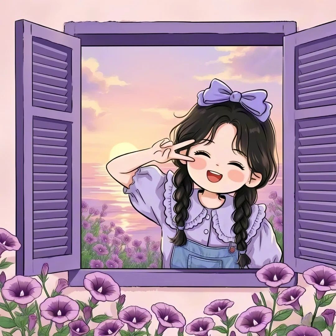 紫色薰衣草公主系列海报
