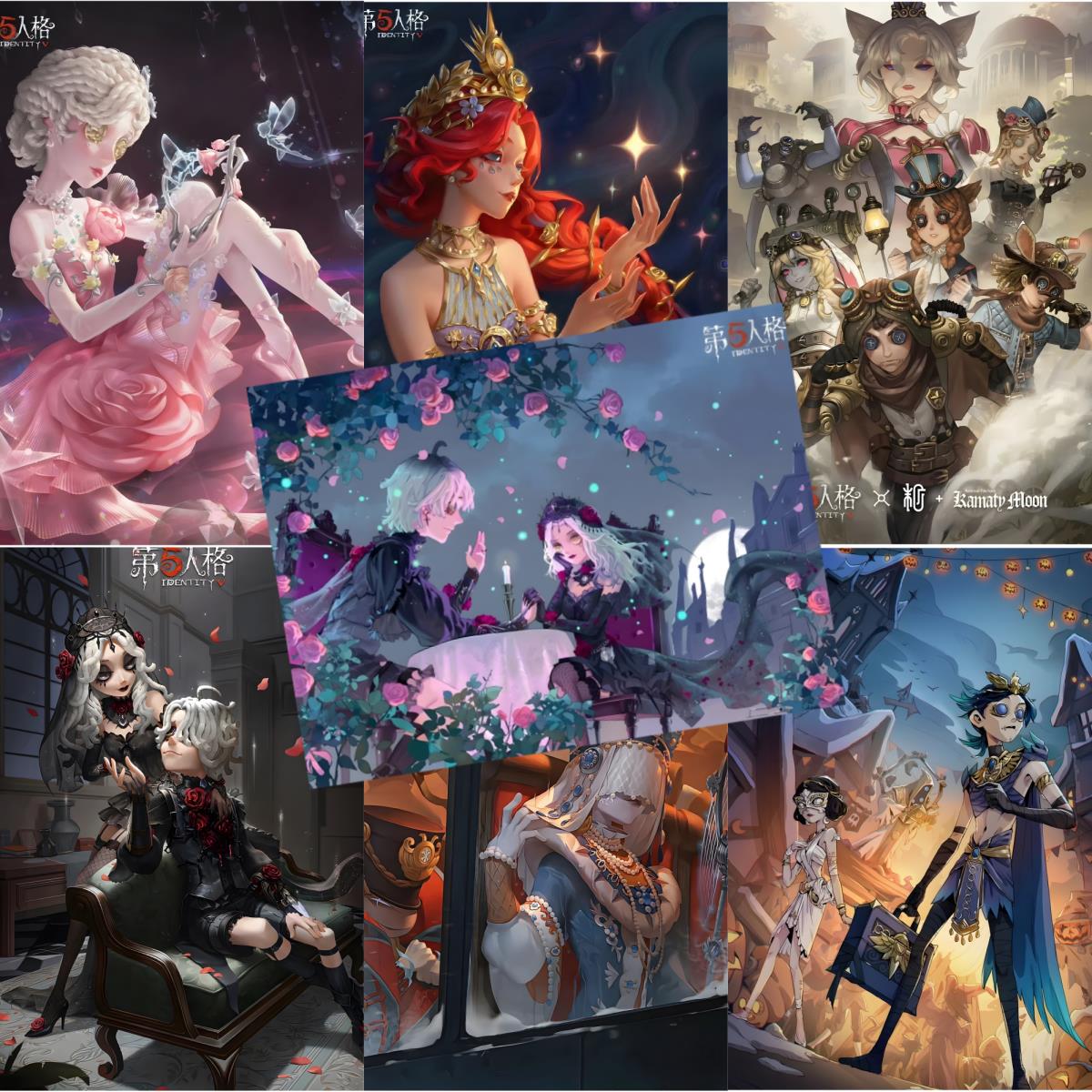 精美第五人格游戏海报墙