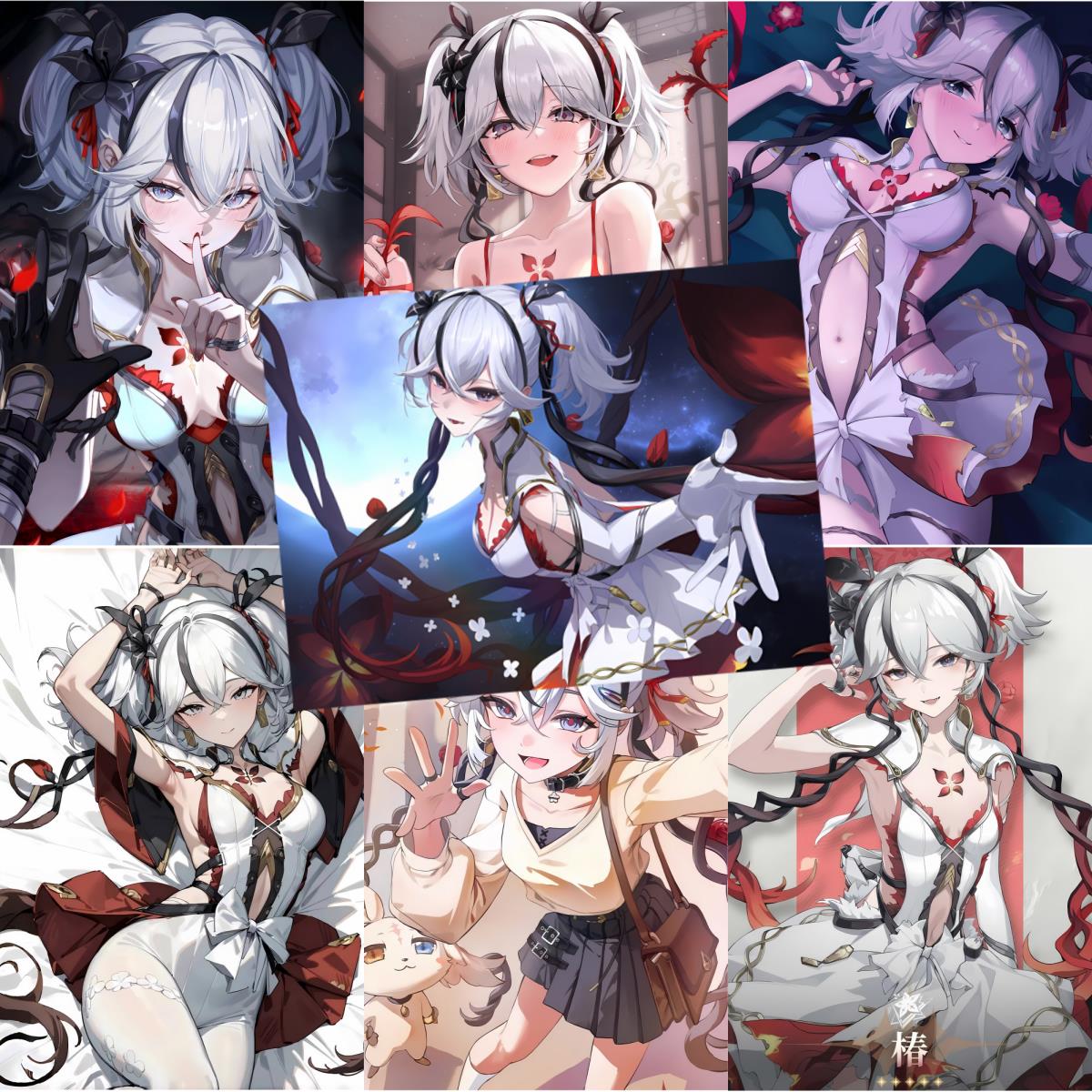 鸣潮椿精美海报墙贴二次