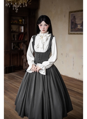 【截团制作中】SF原创设计 歌剧院托胸JSK 拉夫领衬衫 优雅风