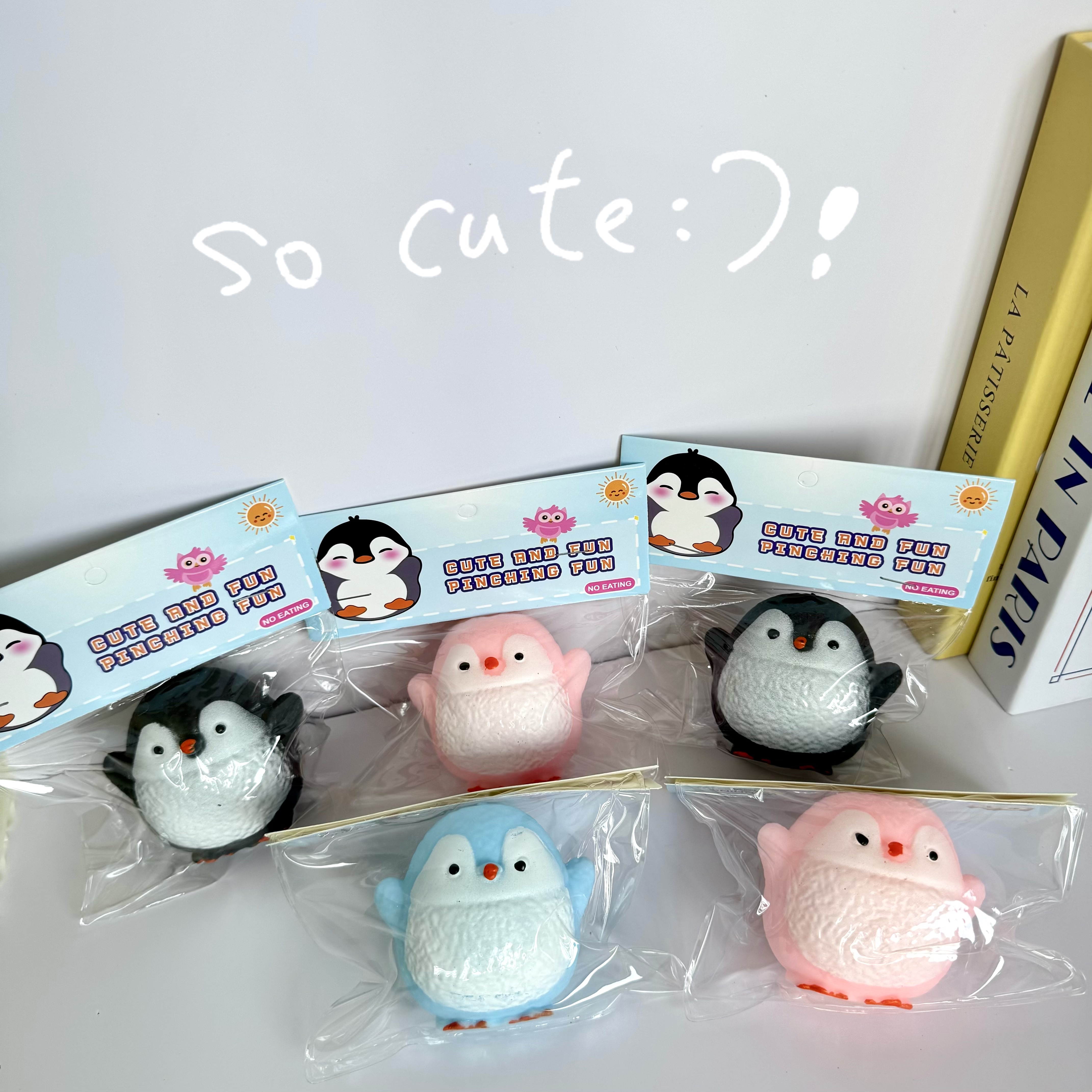 新款仿真企鹅捏捏乐解压玩具