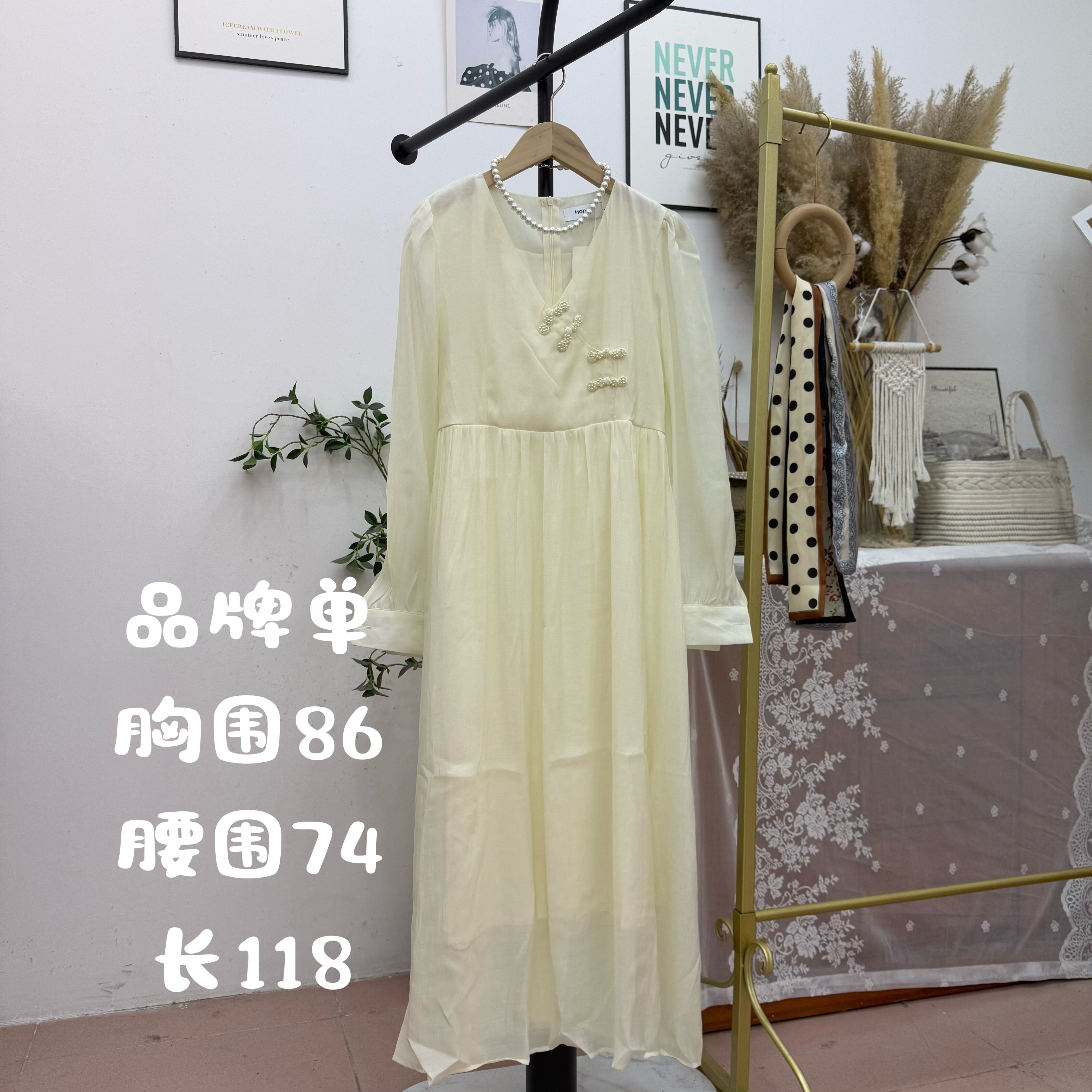 7实体断码 品牌单 重工国风连衣裙10