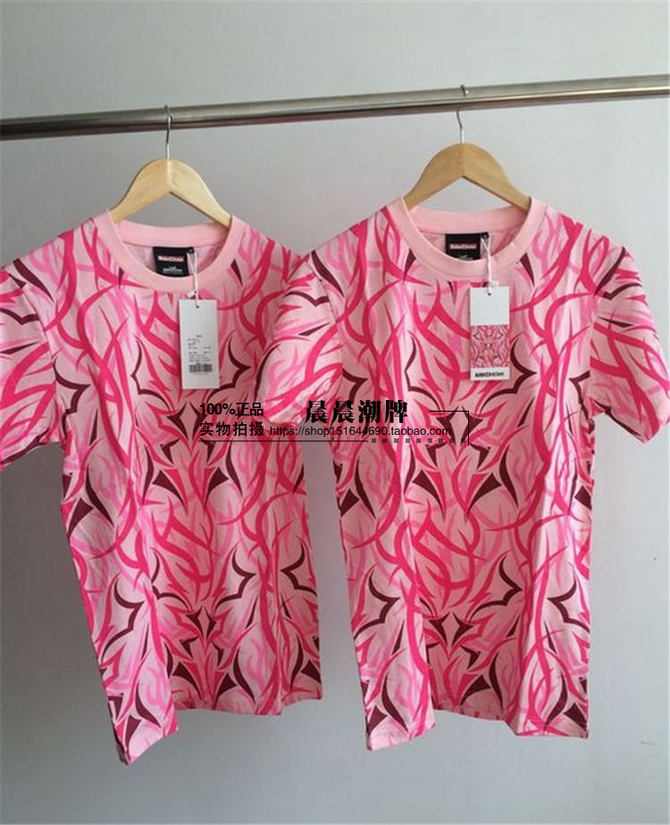 16FW NAKED KING CAMO TEE ²ÖʯһÊ÷ ·ÛÉ«¾£¼¬ ÄÐÅ®¶ÌÐätÐô