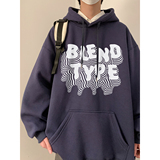 直播品质！重磅连帽宽松卫衣XZ203-W618-P55加绒P65..，男装卫衣，星座203