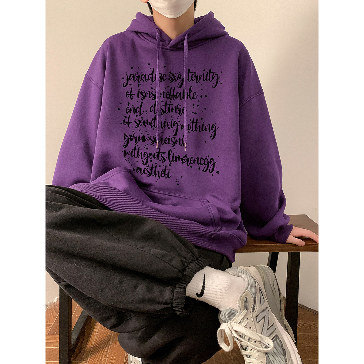 直播品质重磅新品连帽宽松卫衣.XZ203-W607-P55加绒P65，男装卫衣，星座203