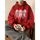 直播品质！重磅连帽宽松卫衣XZ203-W618-P55加绒P65.，男装卫衣，星座203