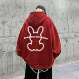 水洗做旧连帽卫衣XZ203-W100-P68，男装卫衣，星座203