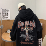 XZ203-W74-P60抖音品质重磅360克加绒65棉连帽卫衣，男装卫衣，星座203