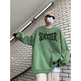 直播品质!秋冬重磅水洗做旧圆领卫衣XZ203-W612-P58..，男装卫衣，星座203