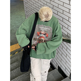直播品质!秋冬重磅水洗做旧圆领卫衣XZ203-W623-P58.，男装卫衣，星座203