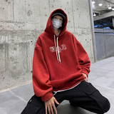 水洗做旧连帽卫衣XZ203-W96-P68，男装卫衣，星座203