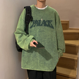 XZ203-CT21-P5523春季水洗做旧全棉长袖T恤货足！控78，男装T恤，星座203