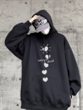 直播品质！重磅加绒新品连帽宽松套头卫衣XZ203-W655加绒-P58.，男装卫衣，星座203