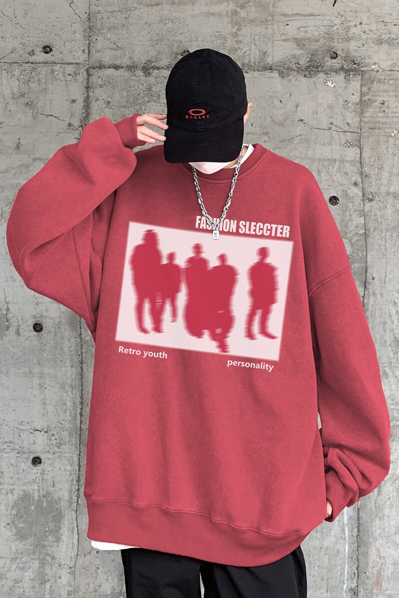 直播品质!秋冬重磅水洗做旧圆领卫衣XZ203-SW630-P58.,男装卫衣,星座203