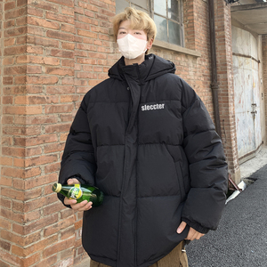 冬季男士宽松连帽加厚棉服面包服   XZ203-MY691-P108.图片