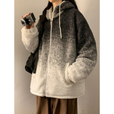 XZ203-YG01-P138冬装新品保暖渐变羊羔毛棉衣外套.，女装棉衣/棉服，星座203