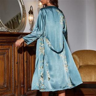 pajamas four two piece wear nightgown home outer ladies set