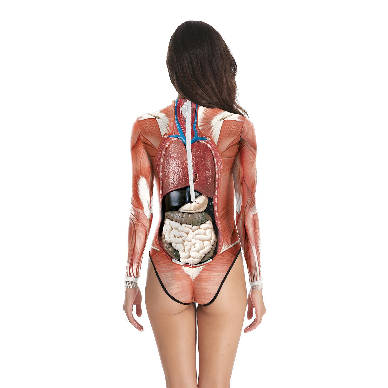 christmas halloween realistic human structure organization