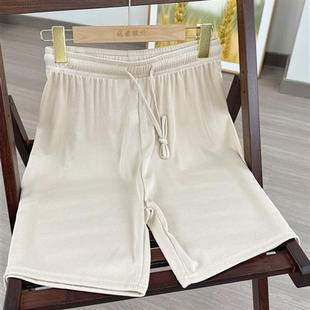 shorts elastic loose pants summer leg casual womens wide