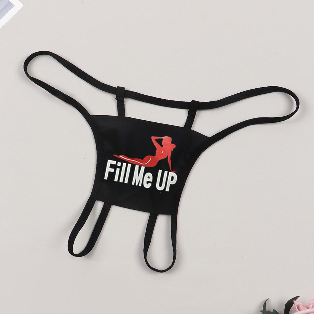 underpant stretchy ladies for underwear letter solid thongs