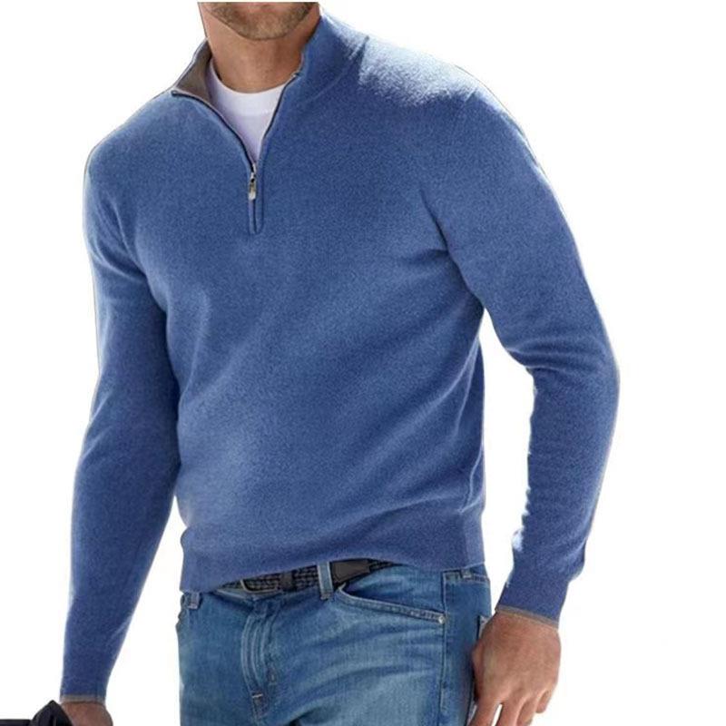 men coats pullover half slim pullovers male sweater man