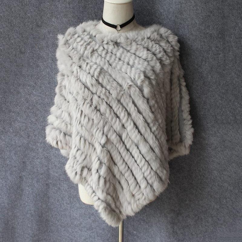 hot shawl sale black shawl women fur poncho rabbit fur cape