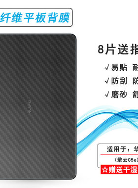适用华为擎云C5e/C5e(第1代)平板后膜C5e 10.4寸/Wifi版/LET版软AGS5Z-W09/AGS5Z-AL00/AGS5Z-W19磨砂背面膜