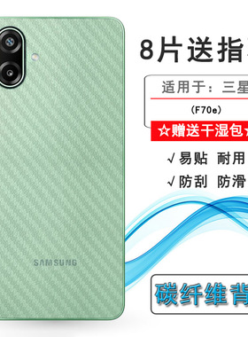 适用三星F70e手机后膜F70e 5G磨砂背面膜SM-E076B/(E076B/DS)网格透气散热不留胶手感好电竞秒贴薄普通膜精准
