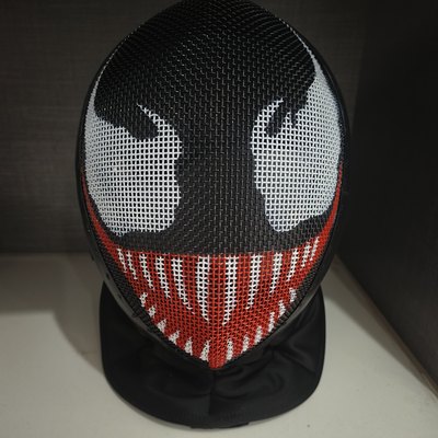 可定制印字击剑HEMA头盔兵击头盔教练面罩兵击头盔护面可拆洗头盔