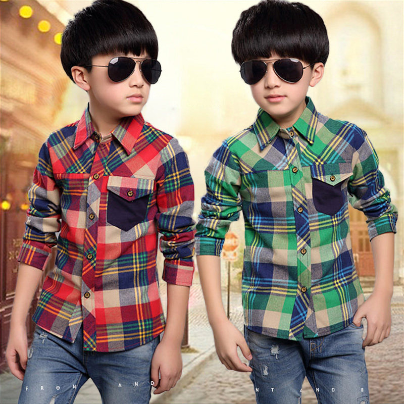 Chemise garcon à manche longue - Ref 2076536 Image 1