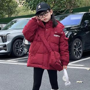 加厚女孩羽绒棉衣韩版 儿童洋气冬季 外套棉袄 2025新款 女童棉服冬装