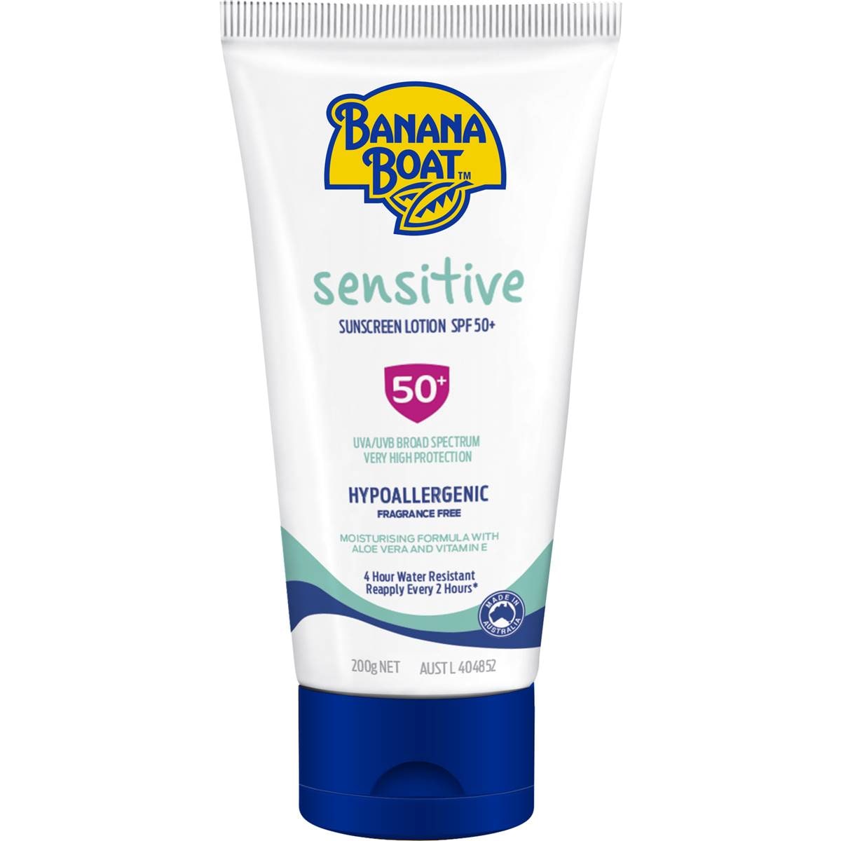 澳洲代购Banana Boat香蕉船敏感肌防晒乳200g SPF 50+ Sensitive